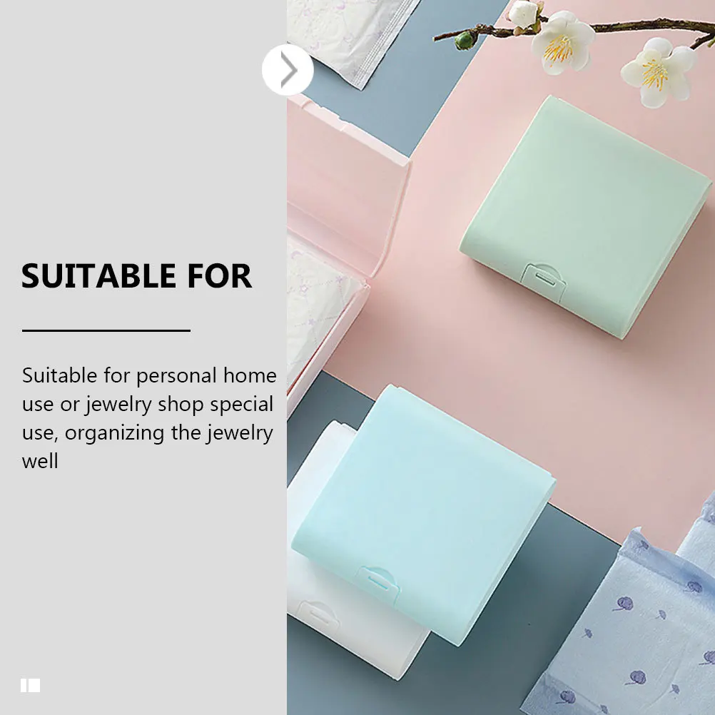 3Pcs Jewelry Box Storage Organizer Desktop Small Items Case Portable Square Plastic Box for Earrings Necklaces Masks Travel Home
3Pcs Jewelry Box Storage Organizer Desktop Small Items Case Portable Square Plastic Box for Earrings Necklaces Masks Travel Home