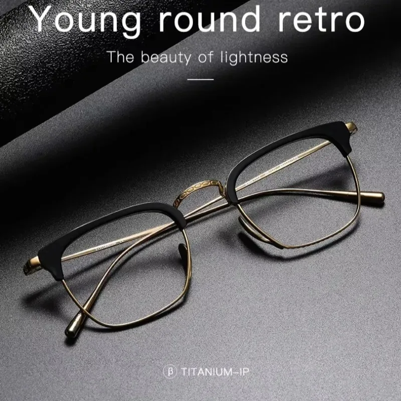 Japanese Handmade Thick Titanium Glasses Frames Rectangle Design Square Eyeglasses Optical Eyewear Testudinarious Spectacles
Japanese Handmade Thick Titanium Glasses Frames Rectangle Design Square Eyeglasses Optical Eyewear Testudinarious Spectacles