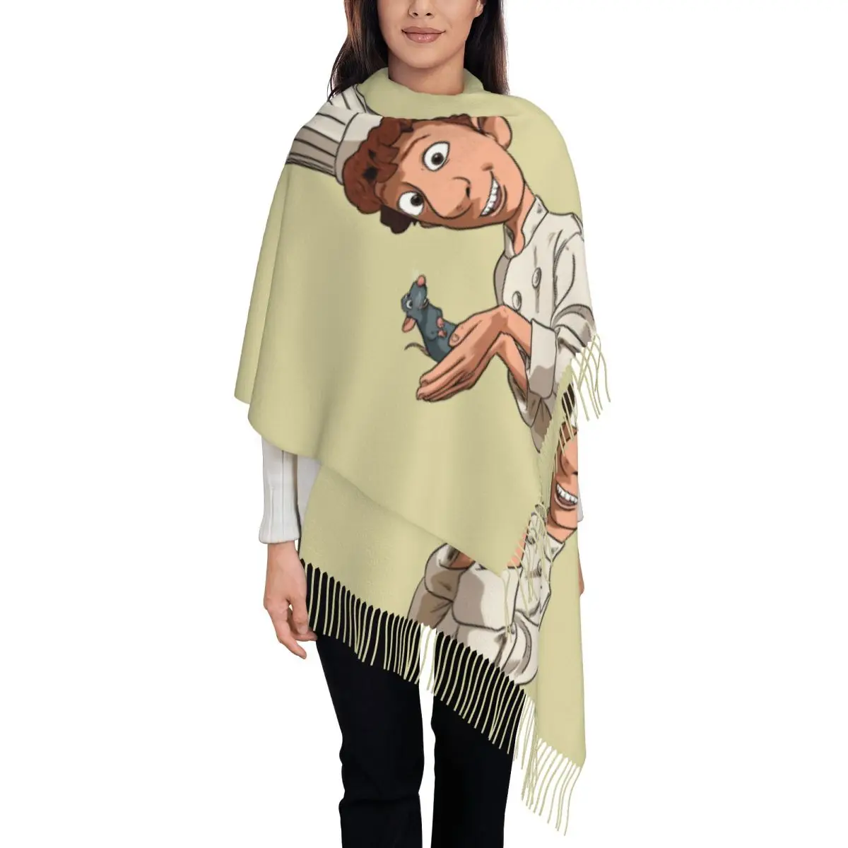 Custom Ratatouille - Remy And Linguini Tassel Scarf Women Soft Shawl Wrap Ladies Winter Fall Scarves
Custom Ratatouille - Remy And Linguini Tassel Scarf Women Soft Shawl Wrap Ladies Winter Fall Scarves