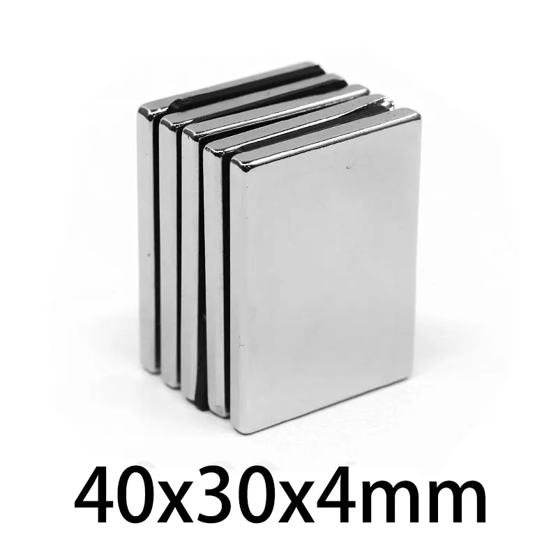 1/2/5/10/pcs Block Powerful 40x30x4mm Block Powerful Magnets Thickness Neodymium 40*30*4mm Magnet Strong Permanent Big Magnet
1/2/5/10/pcs Block Powerful 40x30x4mm Block Powerful Magnets Thickness Neodymium 40*30*4mm Magnet Strong Permanent Big Magnet