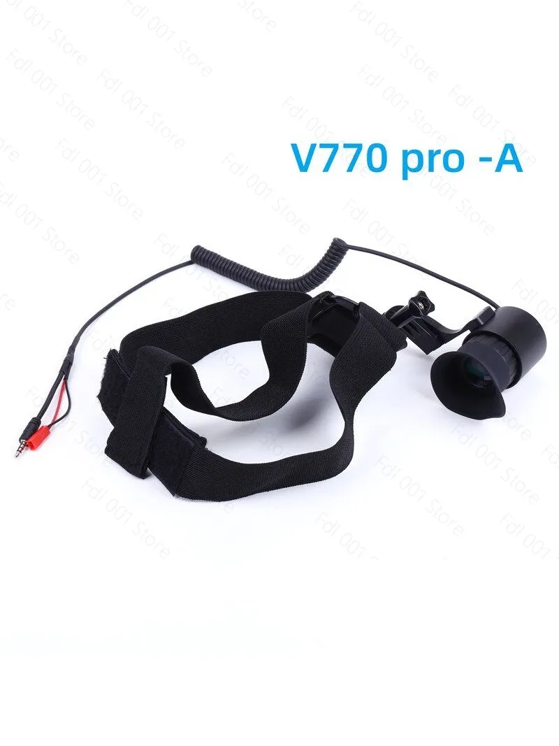 V770 PRO-A PRO-C NEW Portable Wearable Head Mounted Display HD Display with 38mm Eyepiece for Security Monitors FPV Aircraft
V770 PRO-A PRO-C NEW Portable Wearable Head Mounted Display HD Display with 38mm Eyepiece for Security Monitors FPV Aircraft