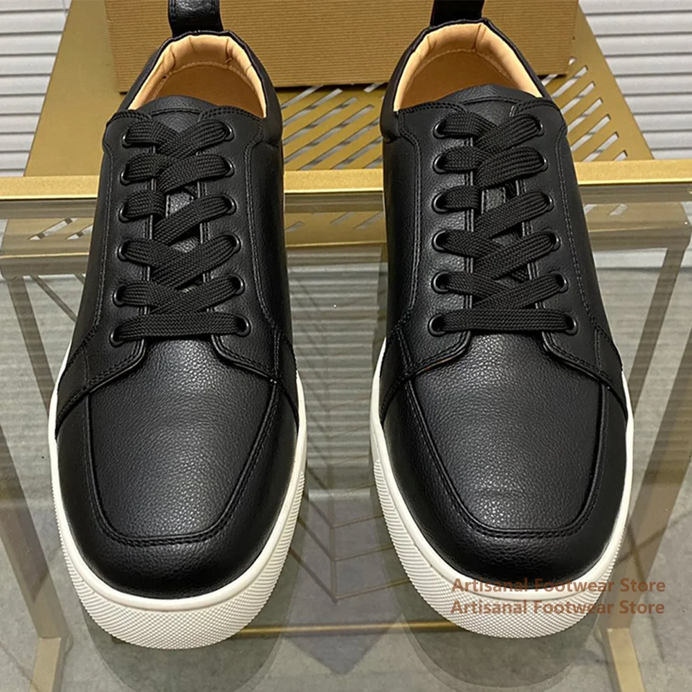 Black/white Lace-Up Sneakers Men's Casual Board Shoes Luxury Designer Outdoor Holiday Luxurious Men Shoes Handmade Flats
Black/white Lace-Up Sneakers Men's Casual Board Shoes Luxury Designer Outdoor Holiday Luxurious Men Shoes Handmade Flats