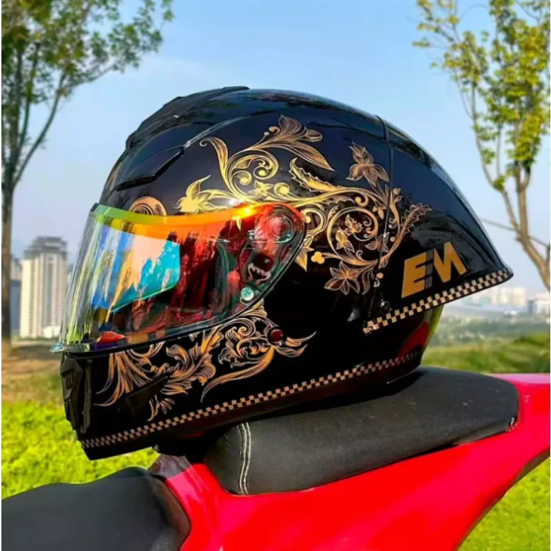 Latest High-quality Motorcycle Full Face Helmet with Capacity, Large Tail Wing, Aerodynamics, Approved By DOT,capacetes De Moto
Latest High-quality Motorcycle Full Face Helmet with Capacity, Large Tail Wing, Aerodynamics, Approved By DOT,capacetes De Moto
