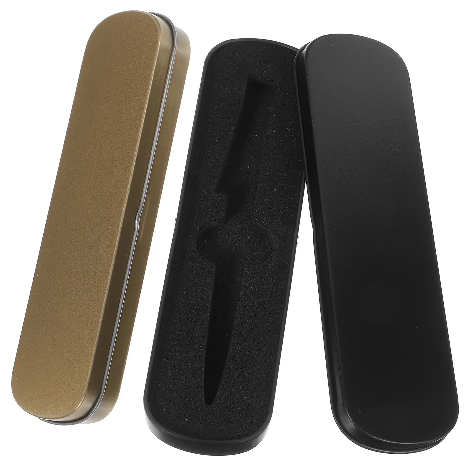 2 Pcs Metal Pencil Boxes Storage Cases for School Stationery Iron Sheet Compartments Beautiful Easy Open Functional
2 Pcs Metal Pencil Boxes Storage Cases for School Stationery Iron Sheet Compartments Beautiful Easy Open Functional