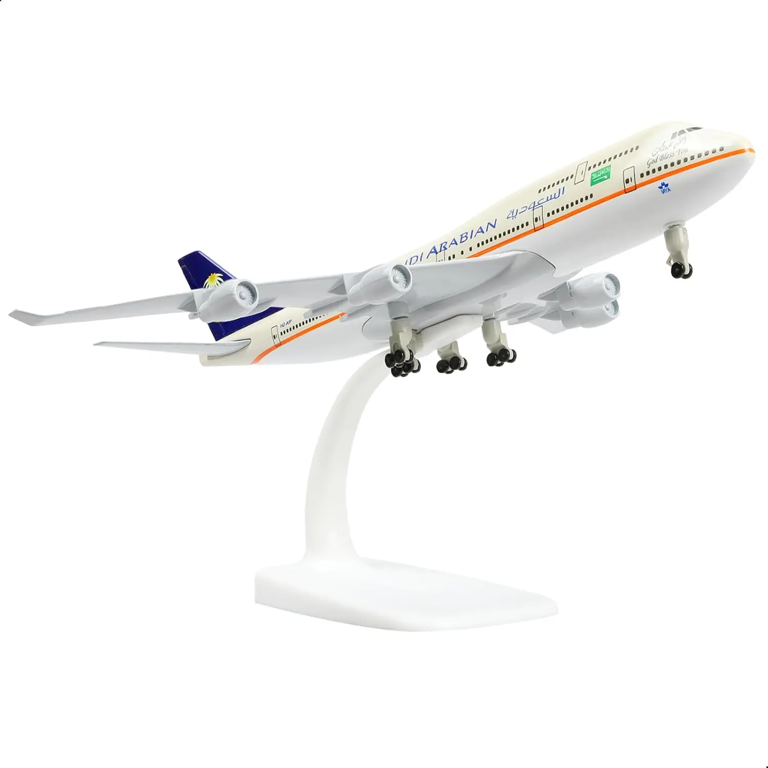 20cm Saudi Arabian B747 Airplane Model Toy Kits 1/300 Scale Metal Diecast Plane Model For Collection display or Child Toy Gift
20cm Saudi Arabian B747 Airplane Model Toy Kits 1/300 Scale Metal Diecast Plane Model For Collection display or Child Toy Gift