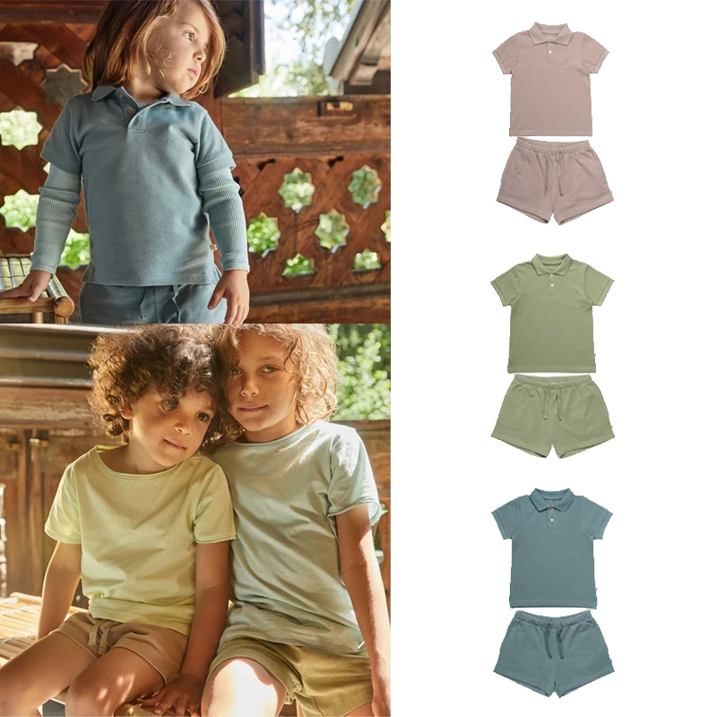 Children Polo Shirts Child T Shirt For Boys Clothing Girls T-shirt Short Suit Kids Cotton Top Summer Clothes Baby Boy Child Sets
Children Polo Shirts Child T Shirt For Boys Clothing Girls T-shirt Short Suit Kids Cotton Top Summer Clothes Baby Boy Child Sets