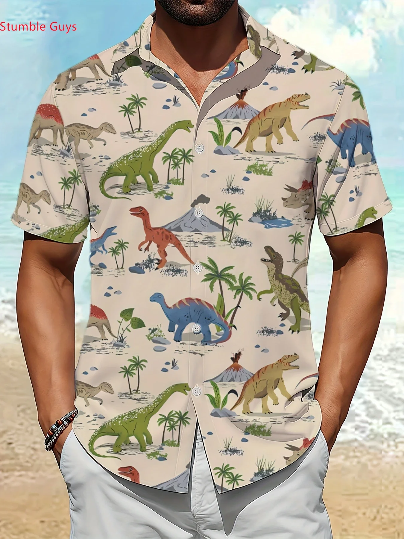 Summer Cool Print Men's Hawaiian Shirt Casual Man Short Sleeve Lightweight Breathable Fashion Tops For Beach & Holiday Events
Summer Cool Print Men's Hawaiian Shirt Casual Man Short Sleeve Lightweight Breathable Fashion Tops For Beach & Holiday Events