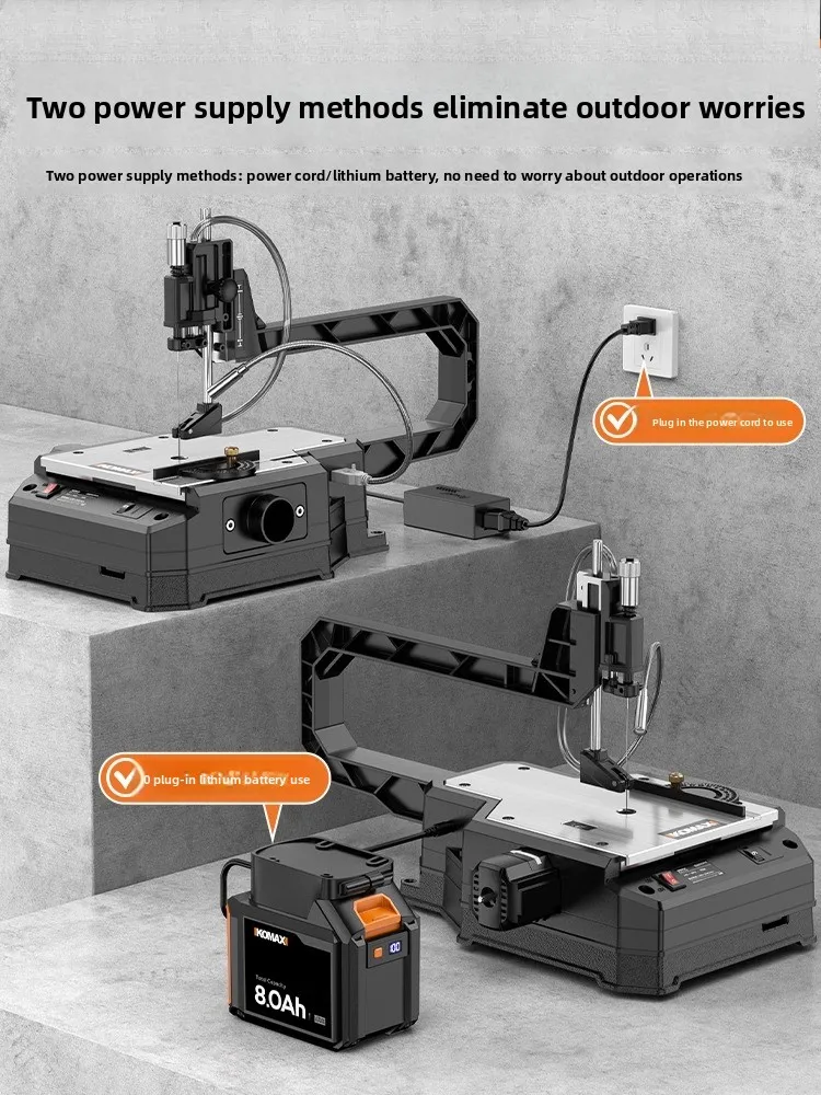 Настольный лобзик, небольшая бытовая многофункциональная беспыльная пила по дереву, проволочная пила по дереву, электрический станок для резки
Настольный лобзик, небольшая бытовая многофункциональная беспыльная пила по дереву, проволочная пила по дереву, электрический станок для резки