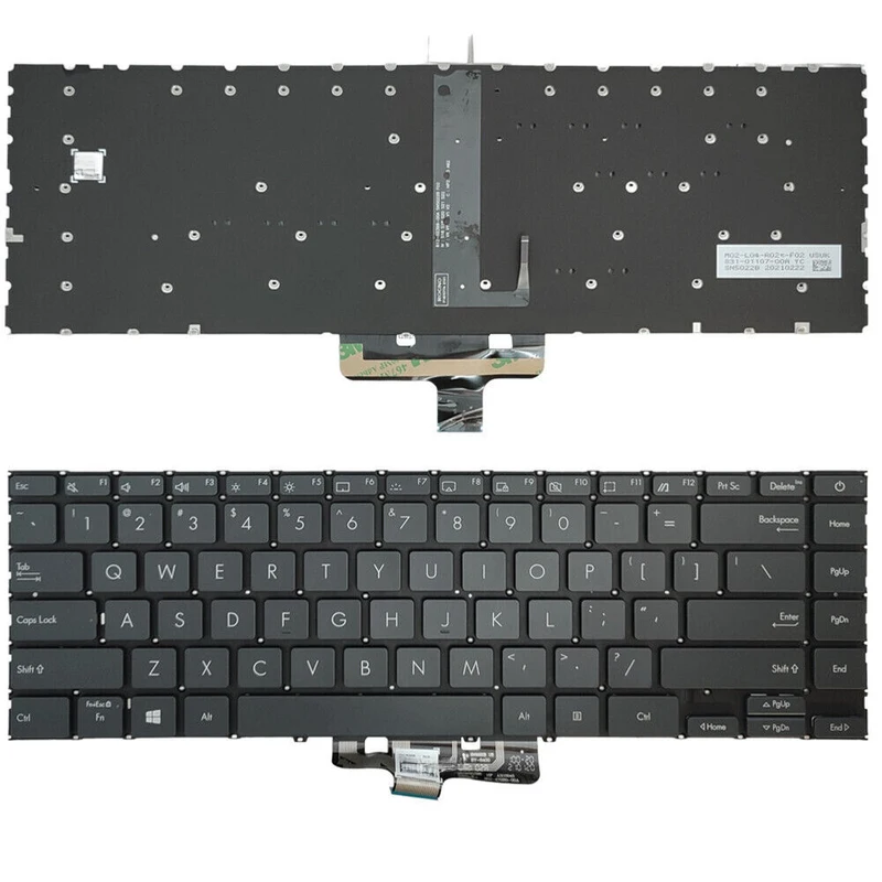 YY+New for Asus Zenbook 14 Q408 Q408U Q408UG US English Keyboard with Backlit
YY+New for Asus Zenbook 14 Q408 Q408U Q408UG US English Keyboard with Backlit