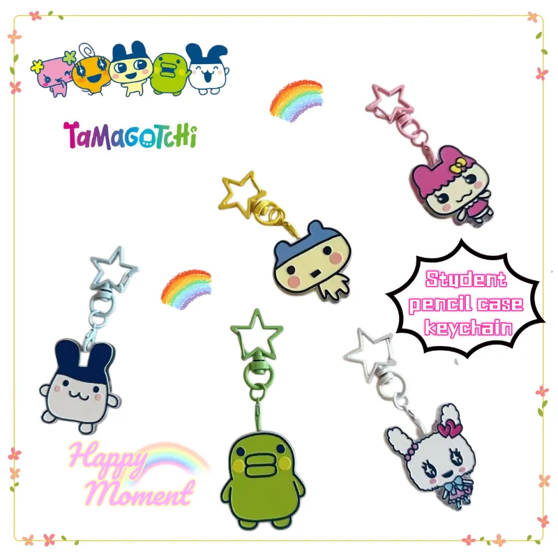 New Tamagotchi Mametchi Kuchipatchi Keychain Pendant High Color Value Cartoon Student Schoolbag Pencil Bag DIY Hanging Ornaments
New Tamagotchi Mametchi Kuchipatchi Keychain Pendant High Color Value Cartoon Student Schoolbag Pencil Bag DIY Hanging Ornaments