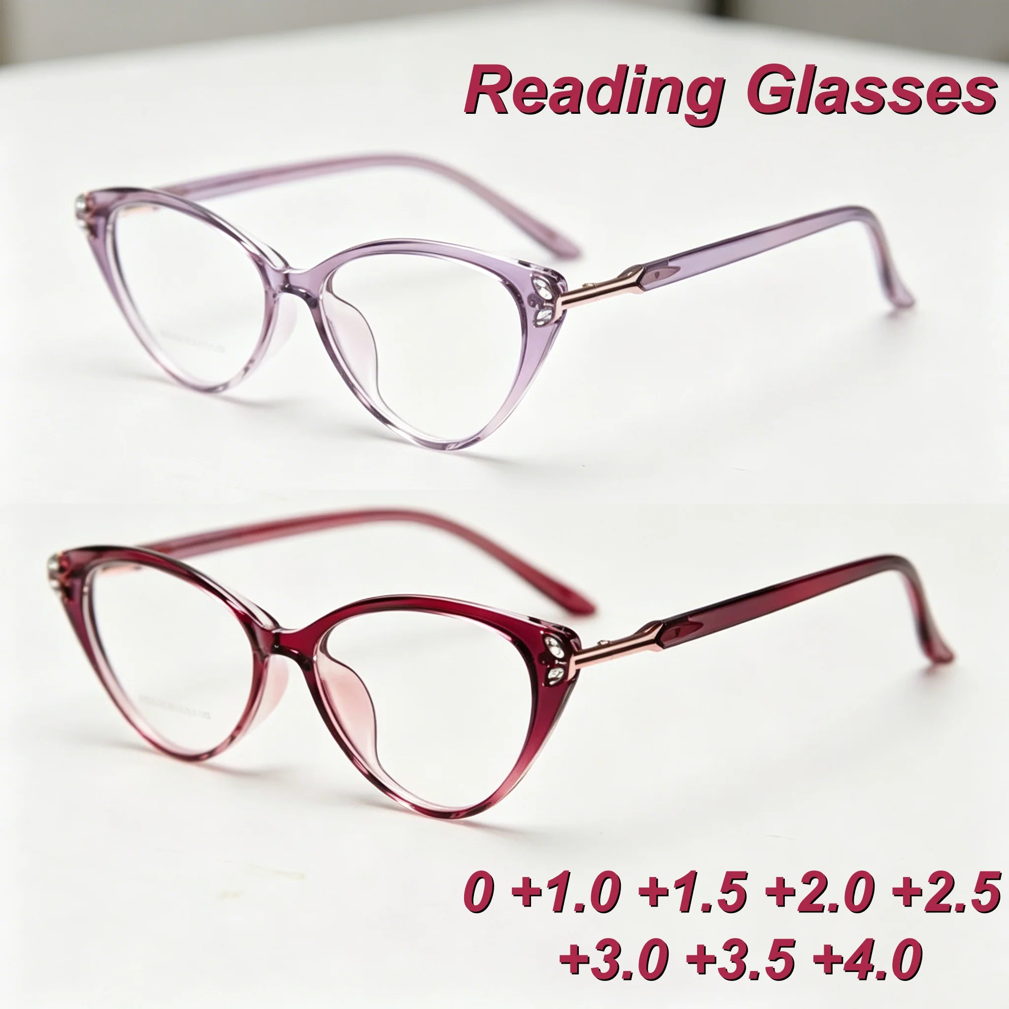2026 New Fashionable Personalized HD Cat Eye Women's Reading Glasses Retro Neutral High Quality Luxury Anti Blue Light Glasses
2026 New Fashionable Personalized HD Cat Eye Women's Reading Glasses Retro Neutral High Quality Luxury Anti Blue Light Glasses