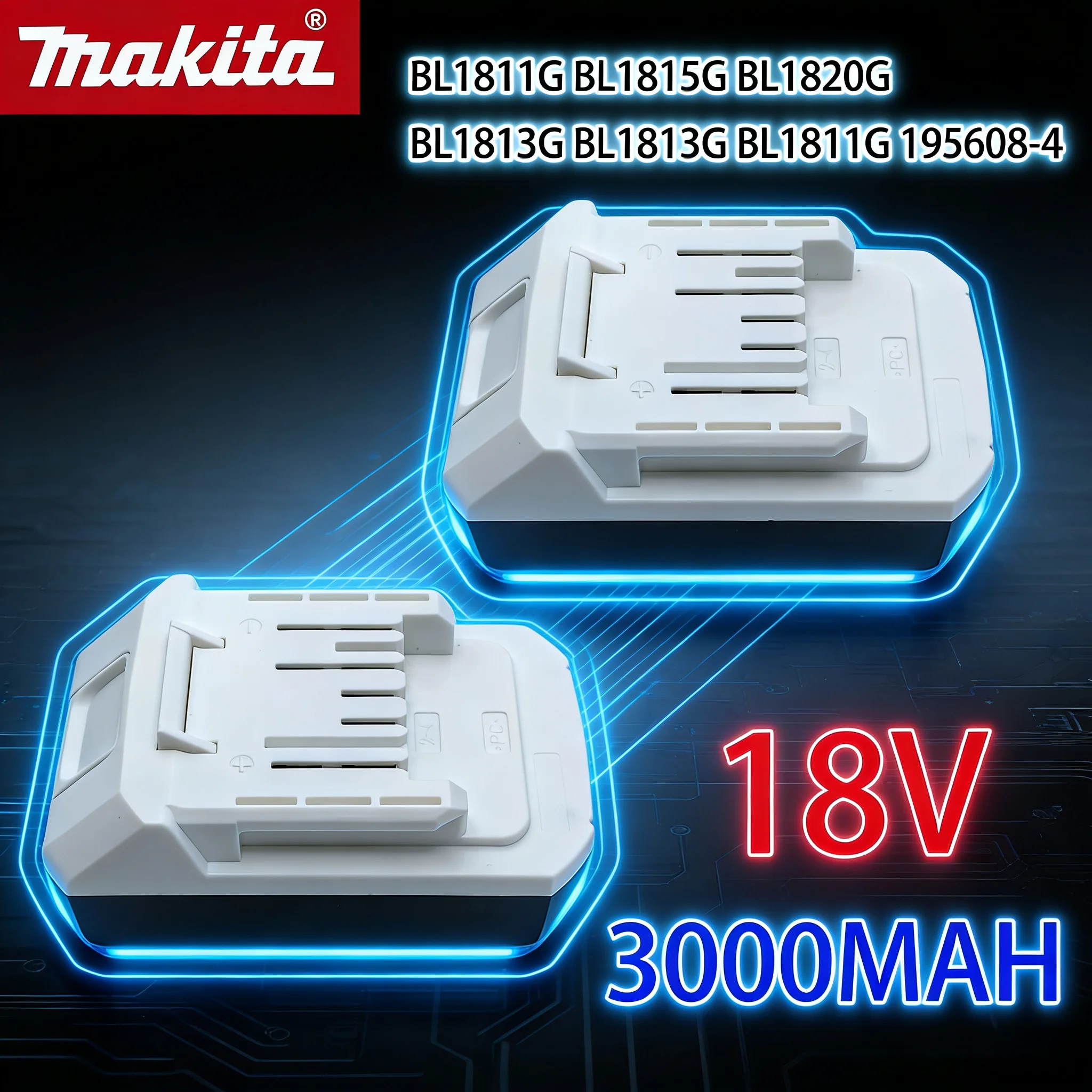 Аккумулятор 18В BL1811G BL1815G BL1820G BL1813G BL1813G BL1811G 195608-4 Makita BL1813G 3000мАч Li-ion для электроинструментов
Аккумулятор 18В BL1811G BL1815G BL1820G BL1813G BL1813G BL1811G 195608-4 Makita BL1813G 3000мАч Li-ion для электроинструментов