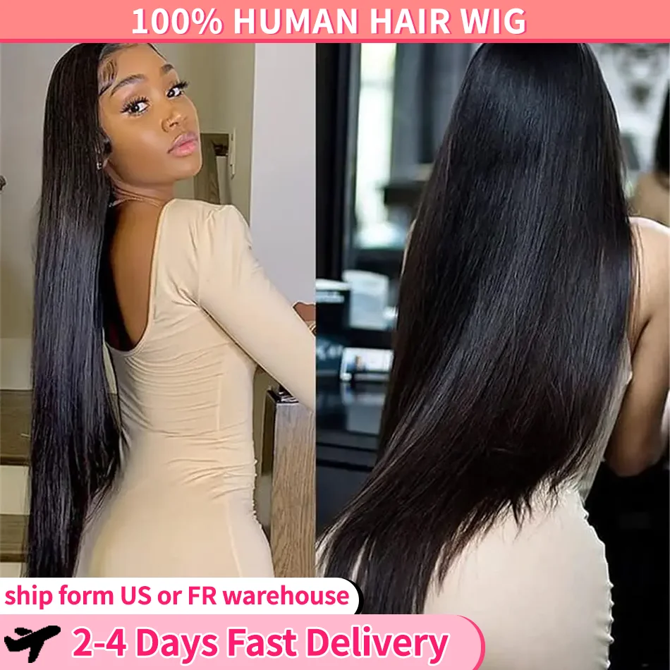 Straight Human Hair Lace Wigs 180Density 32 34 36Inch For Women 13x4 13x6 Lace Frontal Wig Indian Remy 4x4 Lace Closure Wig
Straight Human Hair Lace Wigs 180Density 32 34 36Inch For Women 13x4 13x6 Lace Frontal Wig Indian Remy 4x4 Lace Closure Wig