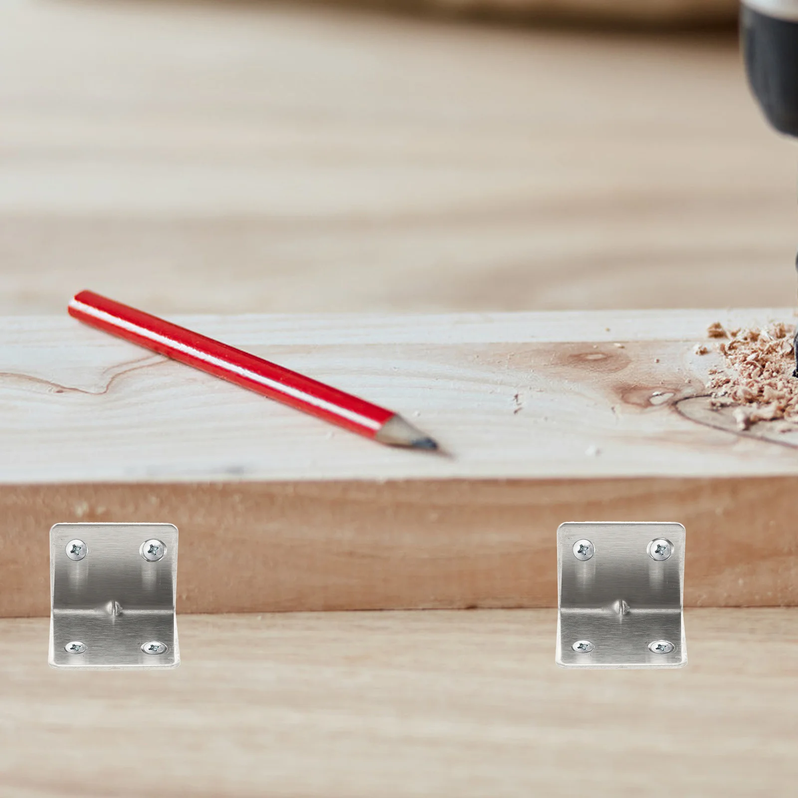 16Pcs Heavy Duty Corner Brackets Stainless Steel L Corner Brace 90 Degree Angle Bracket for Table Shelf Cabinet Joint Fixing
16Pcs Heavy Duty Corner Brackets Stainless Steel L Corner Brace 90 Degree Angle Bracket for Table Shelf Cabinet Joint Fixing