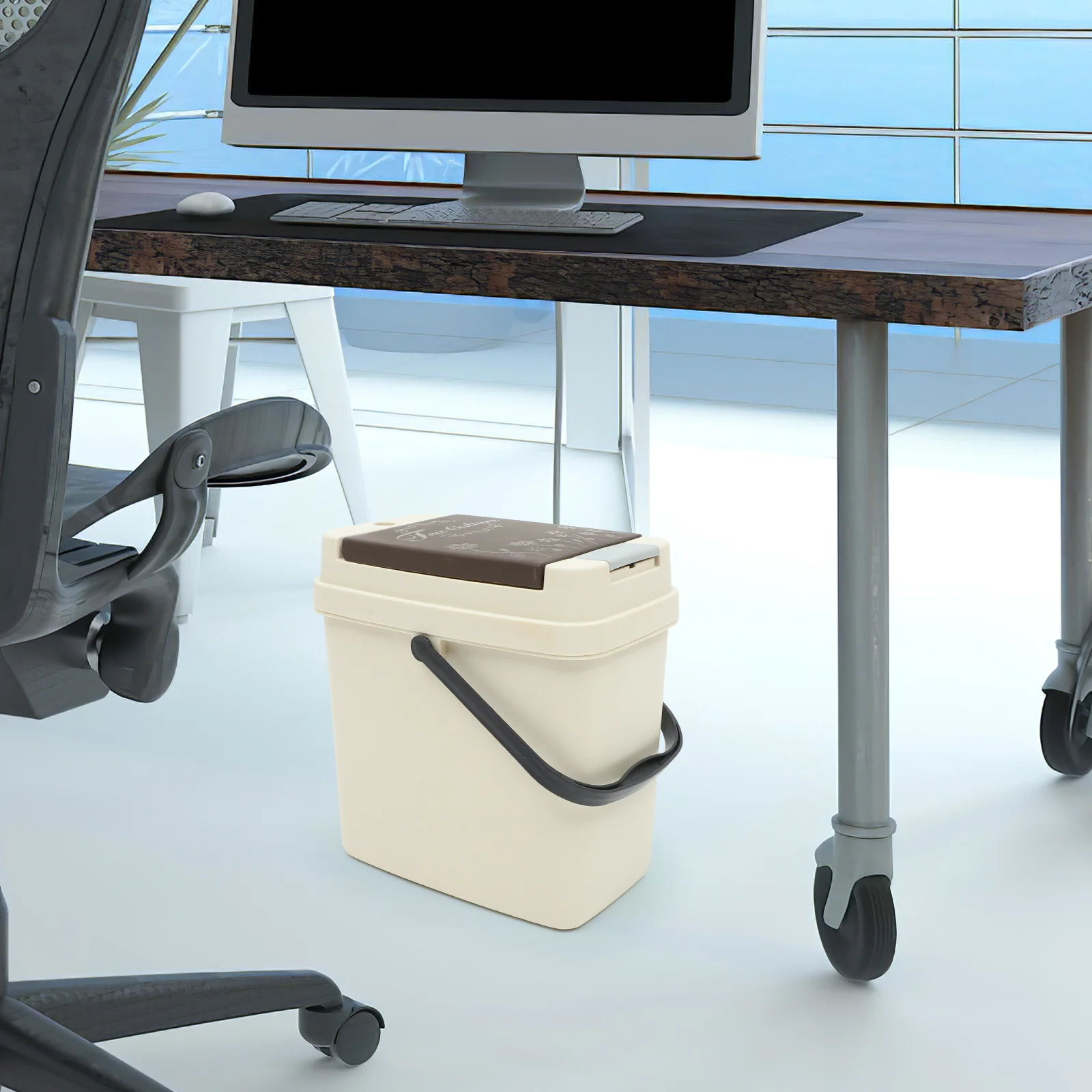 Tea Trash Can with One Button Open Design Large Capacity Plastic Garbage Bin for Kitchen Office Cabinet Under Sink Storage
Tea Trash Can with One Button Open Design Large Capacity Plastic Garbage Bin for Kitchen Office Cabinet Under Sink Storage