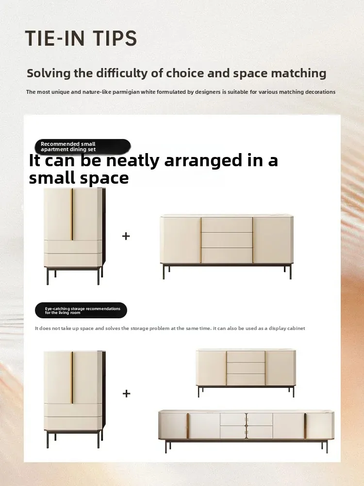 HYS Modern Light Luxury Dining Room Side Cabinet Locker Tea Cabinet Minimalist Marble Living Room Cabinet
HYS Modern Light Luxury Dining Room Side Cabinet Locker Tea Cabinet Minimalist Marble Living Room Cabinet