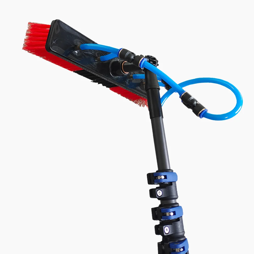 Water Fed Eco-Friendly Lightweight High-Strength Window Cleaner Solar Panel Cleaning Brush Carbon Fiber Telescopic Cleaning Tool
Water Fed Eco-Friendly Lightweight High-Strength Window Cleaner Solar Panel Cleaning Brush Carbon Fiber Telescopic Cleaning Tool