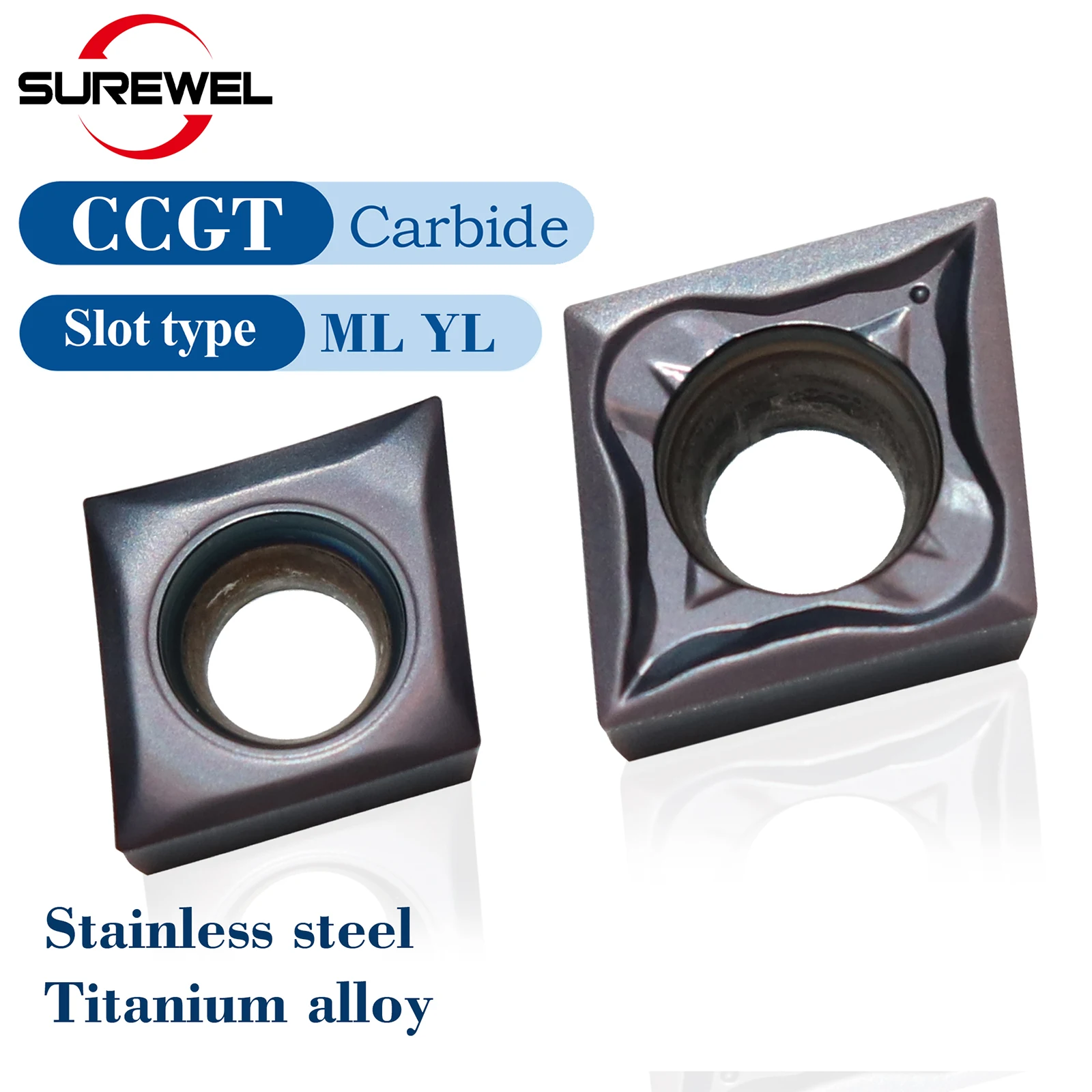 CCGT060201 CCGT060202 CCGT060204 CCGT09T301 CCGT09T302 CCGT09T304 ML YL Processing Steel and Stainless Steel Carbide Inserts
CCGT060201 CCGT060202 CCGT060204 CCGT09T301 CCGT09T302 CCGT09T304 ML YL Processing Steel and Stainless Steel Carbide Inserts