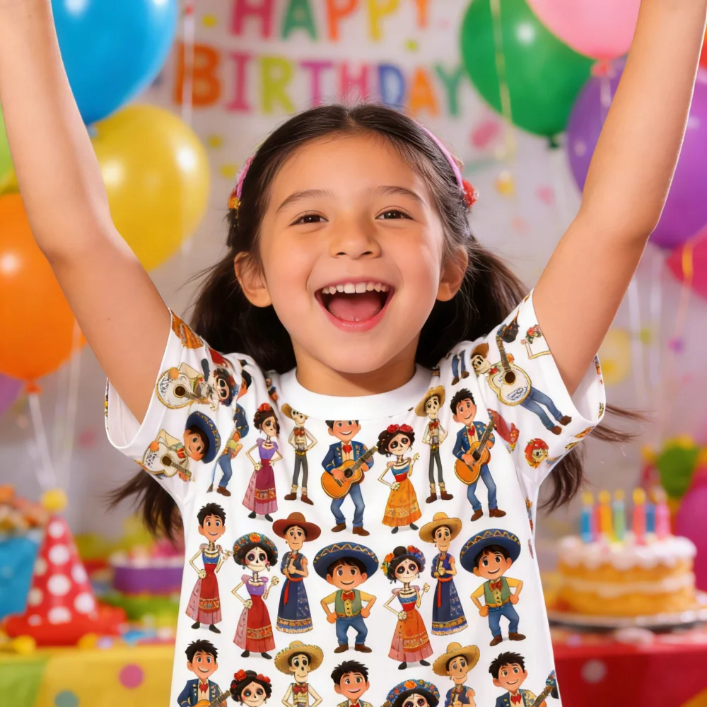 Coco Summer Casual Street Wear T-shirt, Breathable and Comfortable Movie Character Printed Top, Street Daily Family Wear,gift
Coco Summer Casual Street Wear T-shirt, Breathable and Comfortable Movie Character Printed Top, Street Daily Family Wear,gift