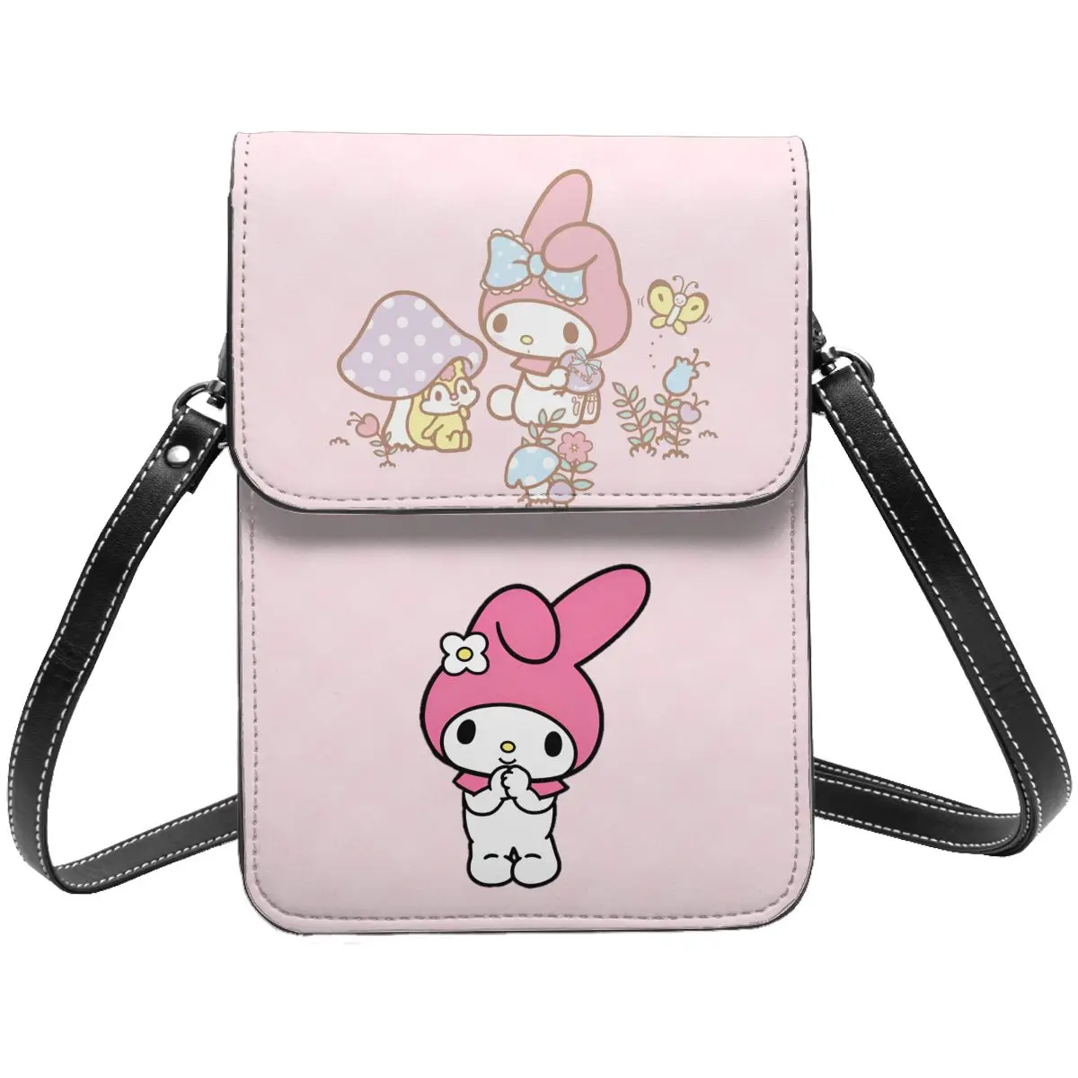 Симпатичный кошелек для сотового телефона My Melody, Кожаная компактная Портативная сумка через плечо в стиле унисекс с отделением для карт
Симпатичный кошелек для сотового телефона My Melody, Кожаная компактная Портативная сумка через плечо в стиле унисекс с отделением для карт