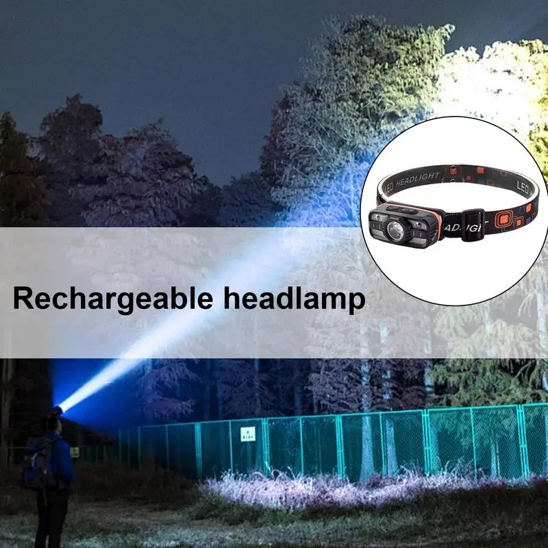 Led Headlamp Headlights For Head Ultra Bright Powerful Lightweight Motion Sensor Light For Camping Hiking Fishing Hunting Mining
Led Headlamp Headlights For Head Ultra Bright Powerful Lightweight Motion Sensor Light For Camping Hiking Fishing Hunting Mining