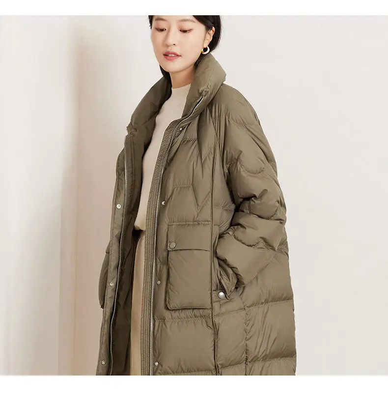 2023 New Coat Winter Cold Resistant Down Jacket High Quality Women's Loose Long Warm Fashion Stand Collar Puffer Outwear B04
2023 New Coat Winter Cold Resistant Down Jacket High Quality Women's Loose Long Warm Fashion Stand Collar Puffer Outwear B04