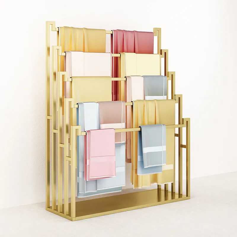 Scarf storage rack Fabric display rack Floor-to-ceiling silk scarf rack Multifunctional clothing store pants display
Scarf storage rack Fabric display rack Floor-to-ceiling silk scarf rack Multifunctional clothing store pants display