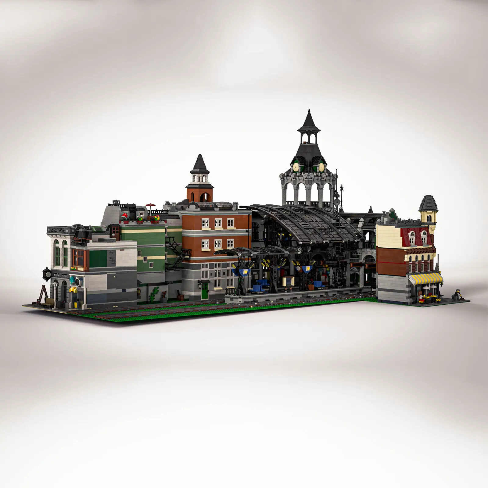 ZITIANYOUBUILD Custom MOC: C4641-A Историческая железнодорожная станция, игрушки 12698, детали, детали
ZITIANYOUBUILD Custom MOC: C4641-A Историческая железнодорожная станция, игрушки 12698, детали, детали