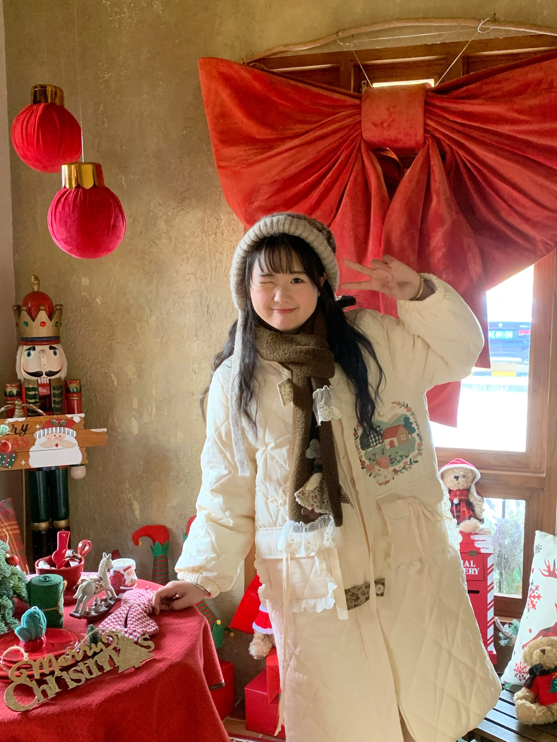 Sweet Embroidered ket Thiened Cotton Jaet Long Loose Women's Sle Winter Coat Hooded Girls Light Beige Cotton Outerwear
Sweet Embroidered ket Thiened Cotton Jaet Long Loose Women's Sle Winter Coat Hooded Girls Light Beige Cotton Outerwear