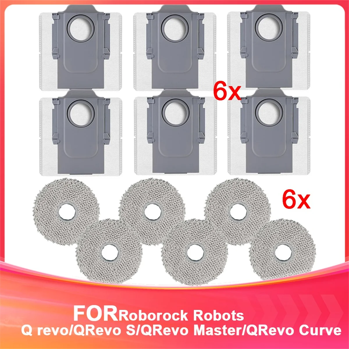 НОВЫЙ набор аксессуаров для роботов-пылесосов Roborock Q Revo/Qrevo S/Qrevo Master/Qrevo Curve, с мешками для пыли и швабры
НОВЫЙ набор аксессуаров для роботов-пылесосов Roborock Q Revo/Qrevo S/Qrevo Master/Qrevo Curve, с мешками для пыли и швабры