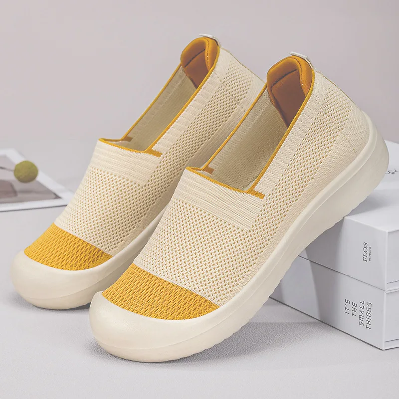 Women's Breathable Slip-On Mesh Flats Low Cut Lightweight Casual Fabric Shoes Soft Walking Loafers Sneakers
Women's Breathable Slip-On Mesh Flats Low Cut Lightweight Casual Fabric Shoes Soft Walking Loafers Sneakers