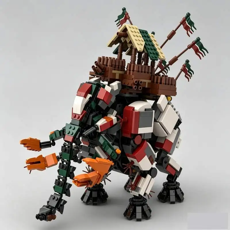 1968PCS Giant Sci-Fi Beast Mech Robot Model Building Blocks MOC Custom Puzzle DIY Creative Technology Assembly Toy Gift Display
1968PCS Giant Sci-Fi Beast Mech Robot Model Building Blocks MOC Custom Puzzle DIY Creative Technology Assembly Toy Gift Display