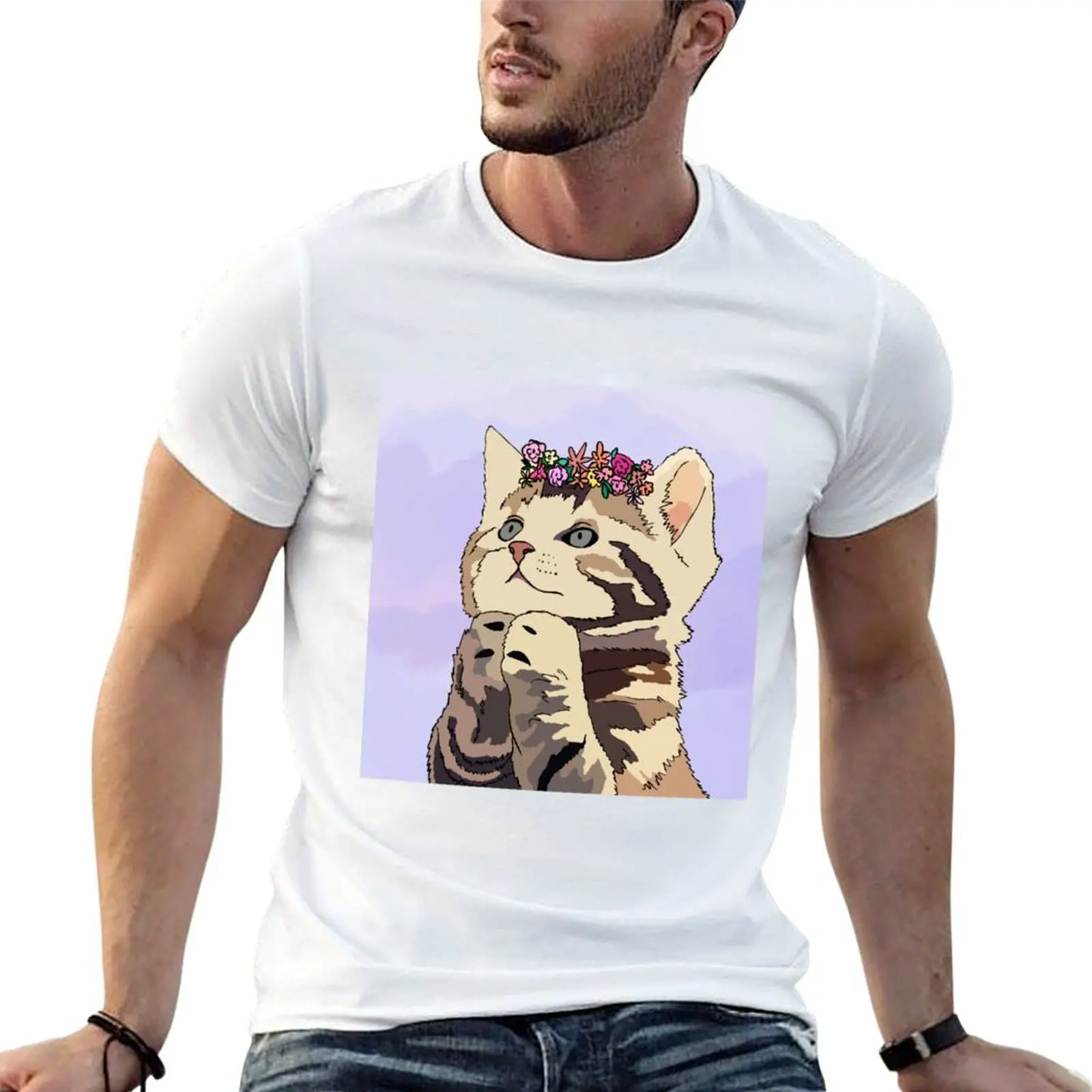 Flower Crown Kitten T-Shirt man t shirt cotton high quality man t shirts for men cotton t shirt man T-shirt
Flower Crown Kitten T-Shirt man t shirt cotton high quality man t shirts for men cotton t shirt man T-shirt