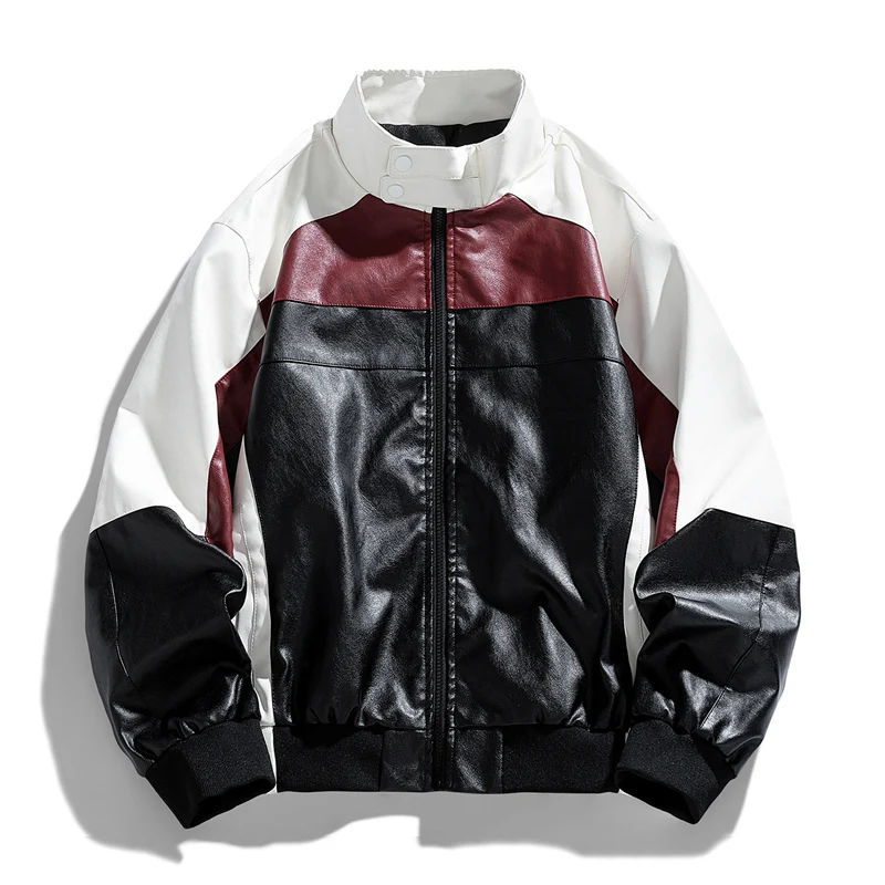 New PU Leather Jacket Men Riding Motorcycle Leather Jacket American Street Retro Leather Clothing Korean Casual Loose Jacket
New PU Leather Jacket Men Riding Motorcycle Leather Jacket American Street Retro Leather Clothing Korean Casual Loose Jacket
