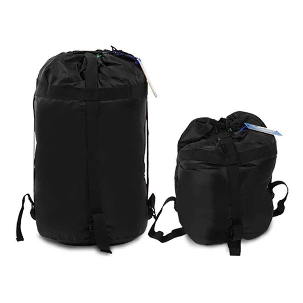 Black Sleeping Bag Compression Sack Large Capacity Foldable Travel Camping Storage sacks Dust Water Snow Proof
Black Sleeping Bag Compression Sack Large Capacity Foldable Travel Camping Storage sacks Dust Water Snow Proof