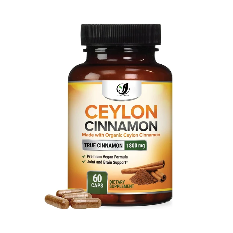 Ceylon Cinnamon Capsules 1800mg, Cinnamon Powder, Extra Strength, Antioxidant Pills, Non GMO
Ceylon Cinnamon Capsules 1800mg, Cinnamon Powder, Extra Strength, Antioxidant Pills, Non GMO