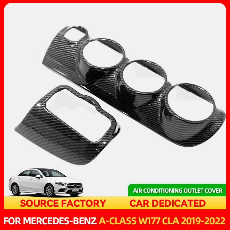 Стайлинговые молдинги для Mercedes-Benz A-Class W177 2019-2022 CLA C118 2020+, карбоновая крышка вентиляционного отверстия для кондиционера с фарой Sw
Стайлинговые молдинги для Mercedes-Benz A-Class W177 2019-2022 CLA C118 2020+, карбоновая крышка вентиляционного отверстия для кондиционера с фарой Sw