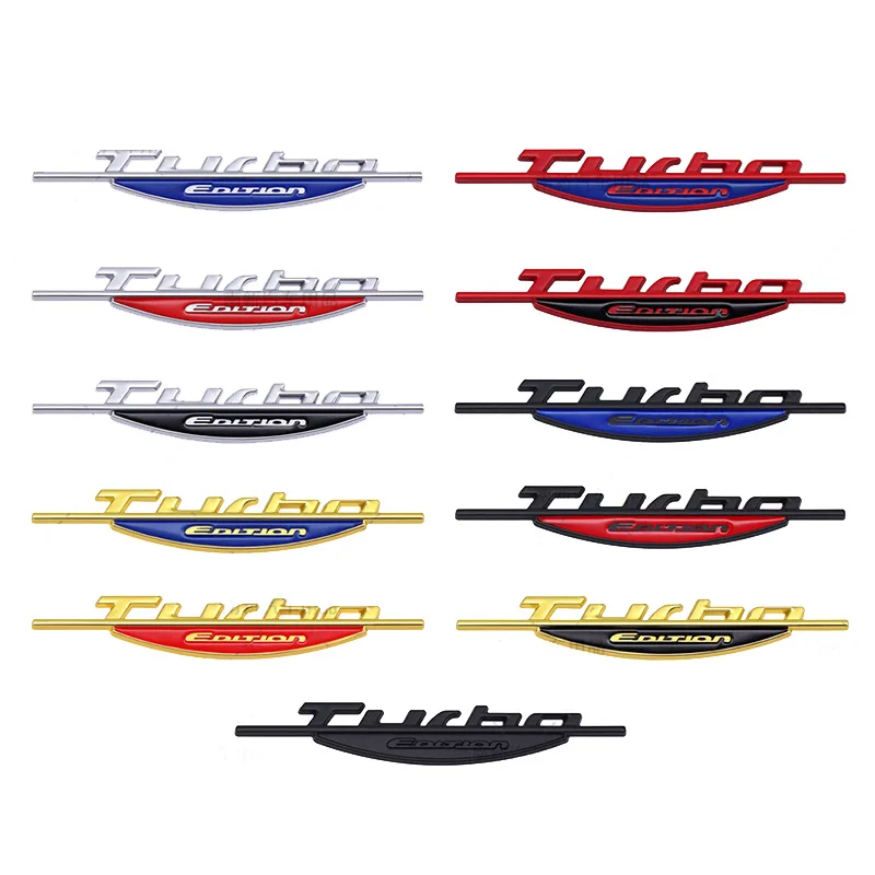 New Styling 3D Metal Turbo Edition Letter Logo Emblem Badge Car Sticker Auto Rear Back Trunk Fender Side Decals Accessories
New Styling 3D Metal Turbo Edition Letter Logo Emblem Badge Car Sticker Auto Rear Back Trunk Fender Side Decals Accessories