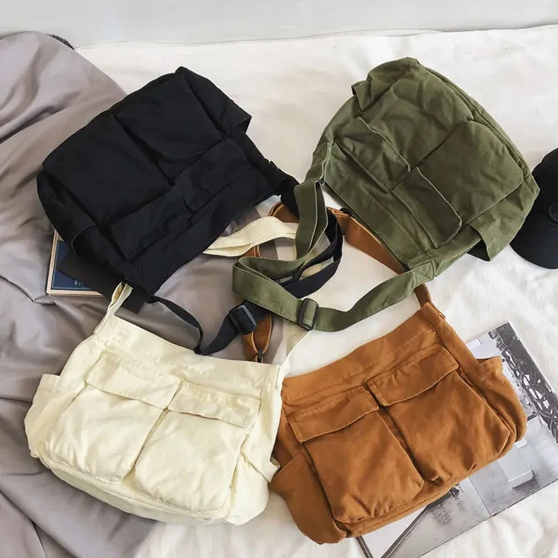 1Pc New style retro crossbody bag, single-shoulder bag, casual canvas bag, large capacity, artistic street photography bag
1Pc New style retro crossbody bag, single-shoulder bag, casual canvas bag, large capacity, artistic street photography bag