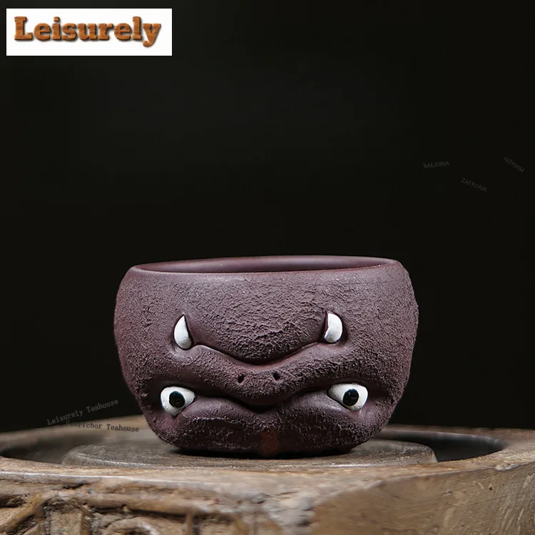 150ml Yixing Purple Sand Monster Little Dinosaur Teacup Ancient Tea Bowl Mug Tea-tasting Smelling Cup Jianzhan Master Cups Gifts
150ml Yixing Purple Sand Monster Little Dinosaur Teacup Ancient Tea Bowl Mug Tea-tasting Smelling Cup Jianzhan Master Cups Gifts