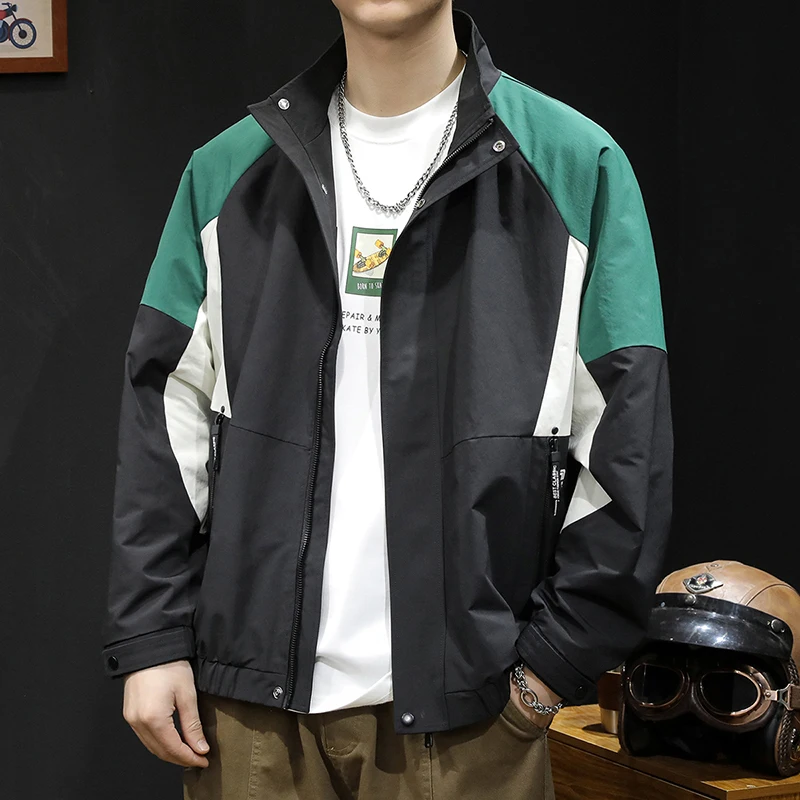 Fashion men's coat color matching storm jacket men's coat spring and autumn new tooling wind oversized men's jacket
Fashion men's coat color matching storm jacket men's coat spring and autumn new tooling wind oversized men's jacket