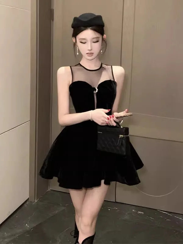 Pure Desire Sexy ort Puffy Waist Dr Women's Winter Birthday Gift Dr Cotton Hepburn Sle Lace Splice High Waist Slim Fit
Pure Desire Sexy ort Puffy Waist Dr Women's Winter Birthday Gift Dr Cotton Hepburn Sle Lace Splice High Waist Slim Fit