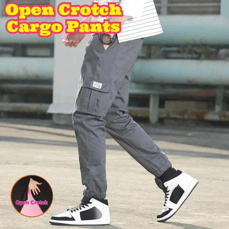 Open Crotch Cotton Multi Pocket Cargo Pants Plus Size Ankle Banded Trousers Spring Trendy Loose Fit Sport Casual Outdoor Daily
Open Crotch Cotton Multi Pocket Cargo Pants Plus Size Ankle Banded Trousers Spring Trendy Loose Fit Sport Casual Outdoor Daily