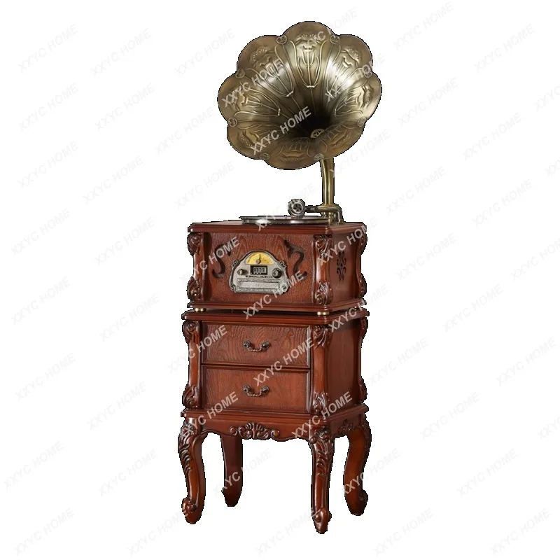 Solid Wood Retro Vintage Speaker Audio Modern Living Room Vinyl Record Player Old-Fashioned Record Player
Solid Wood Retro Vintage Speaker Audio Modern Living Room Vinyl Record Player Old-Fashioned Record Player