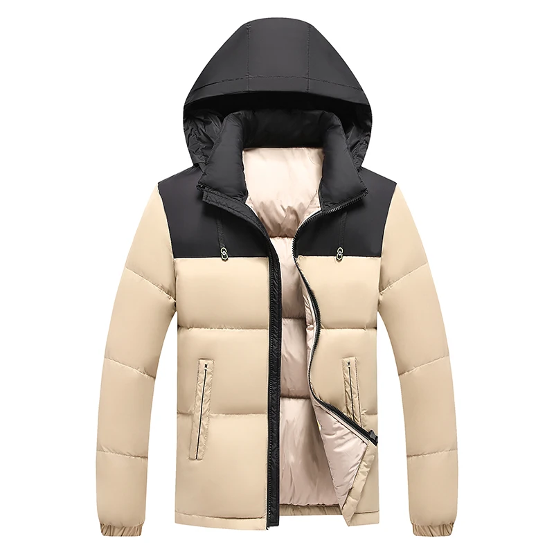Winter Men's Warm Removable Hooded Cotton Padded Jackets Color Block Outwear Windproof Coat Clothing Casual Thick Parka Autumn
Winter Men's Warm Removable Hooded Cotton Padded Jackets Color Block Outwear Windproof Coat Clothing Casual Thick Parka Autumn