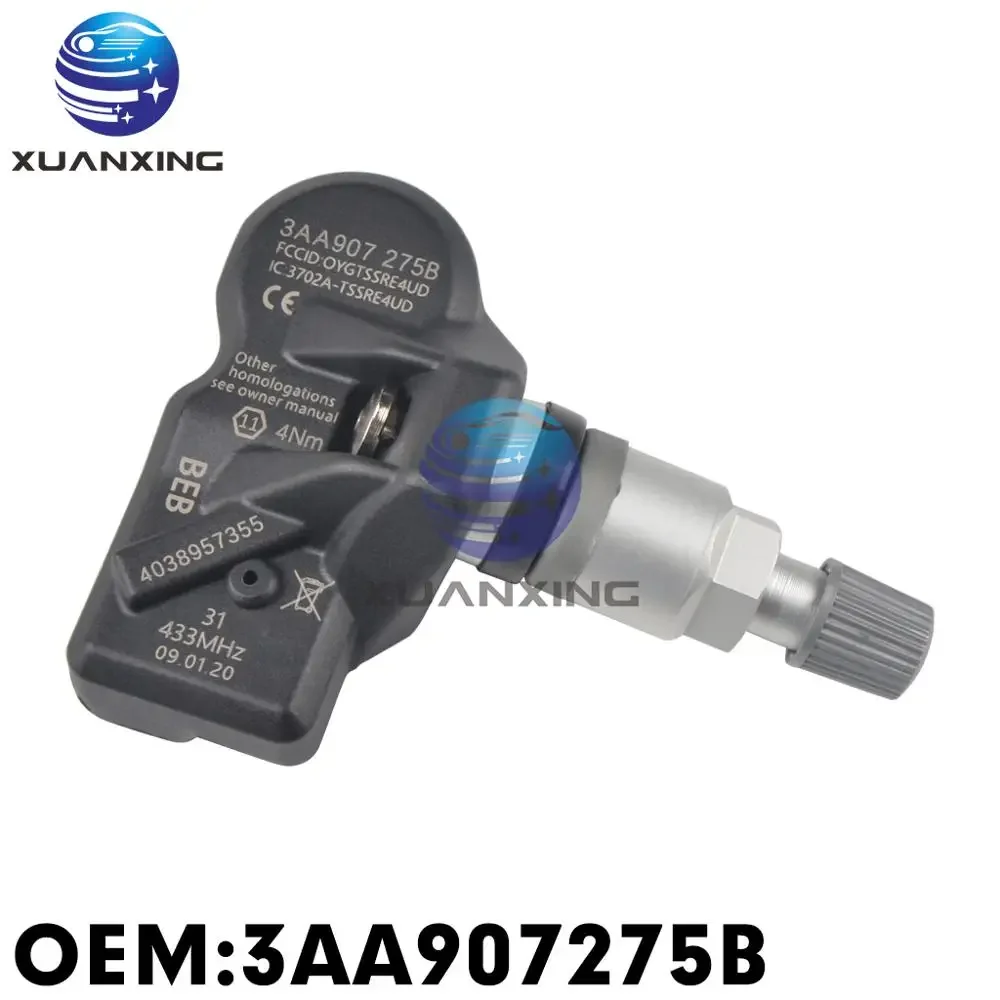 Система контроля давления в шинах 3AA907275B, TPMS 433 МГц для VW Tiguan CC 16-17
Система контроля давления в шинах 3AA907275B, TPMS 433 МГц для VW Tiguan CC 16-17