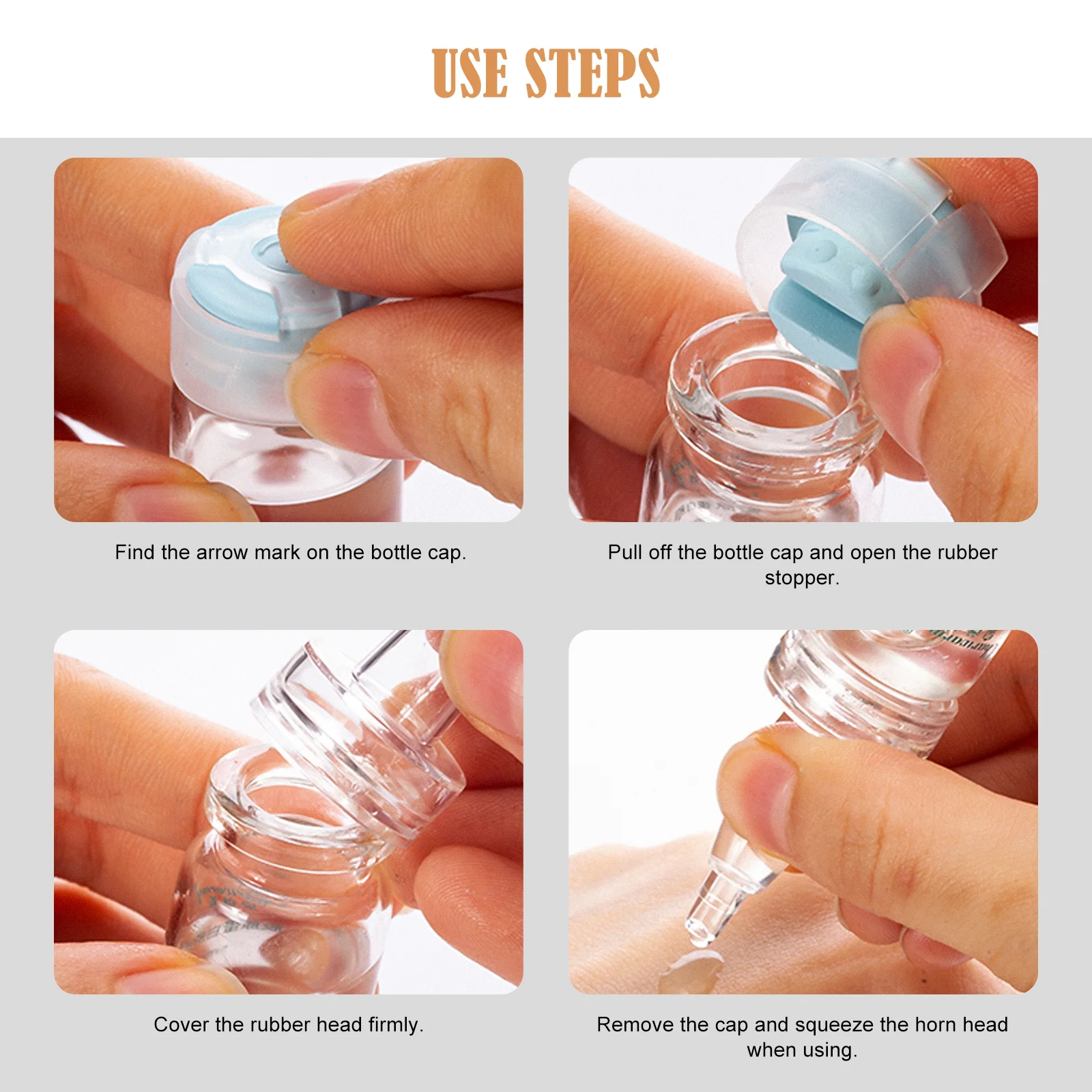 100pcs Vial Bottle Caps Transparent Plastic Horn Tips For Essence Liquid Bottles Dustproof Portable Lab Storage Covers
100pcs Vial Bottle Caps Transparent Plastic Horn Tips For Essence Liquid Bottles Dustproof Portable Lab Storage Covers
