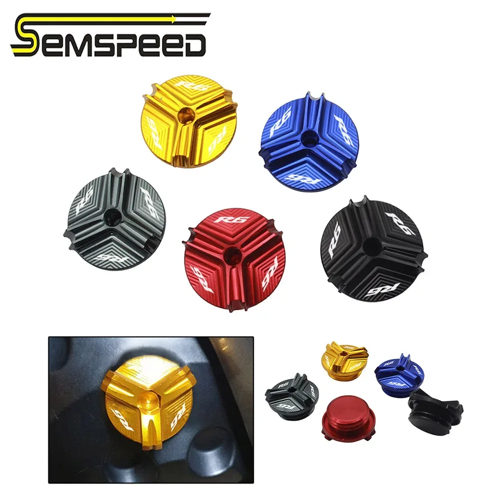 Semspeed Motorcycle M27*3 CNC Engine Oil Filler Cap Plug For YAMAHA R6S 2006-2010 YZF R6 1999-2016
Semspeed Motorcycle M27*3 CNC Engine Oil Filler Cap Plug For YAMAHA R6S 2006-2010 YZF R6 1999-2016
