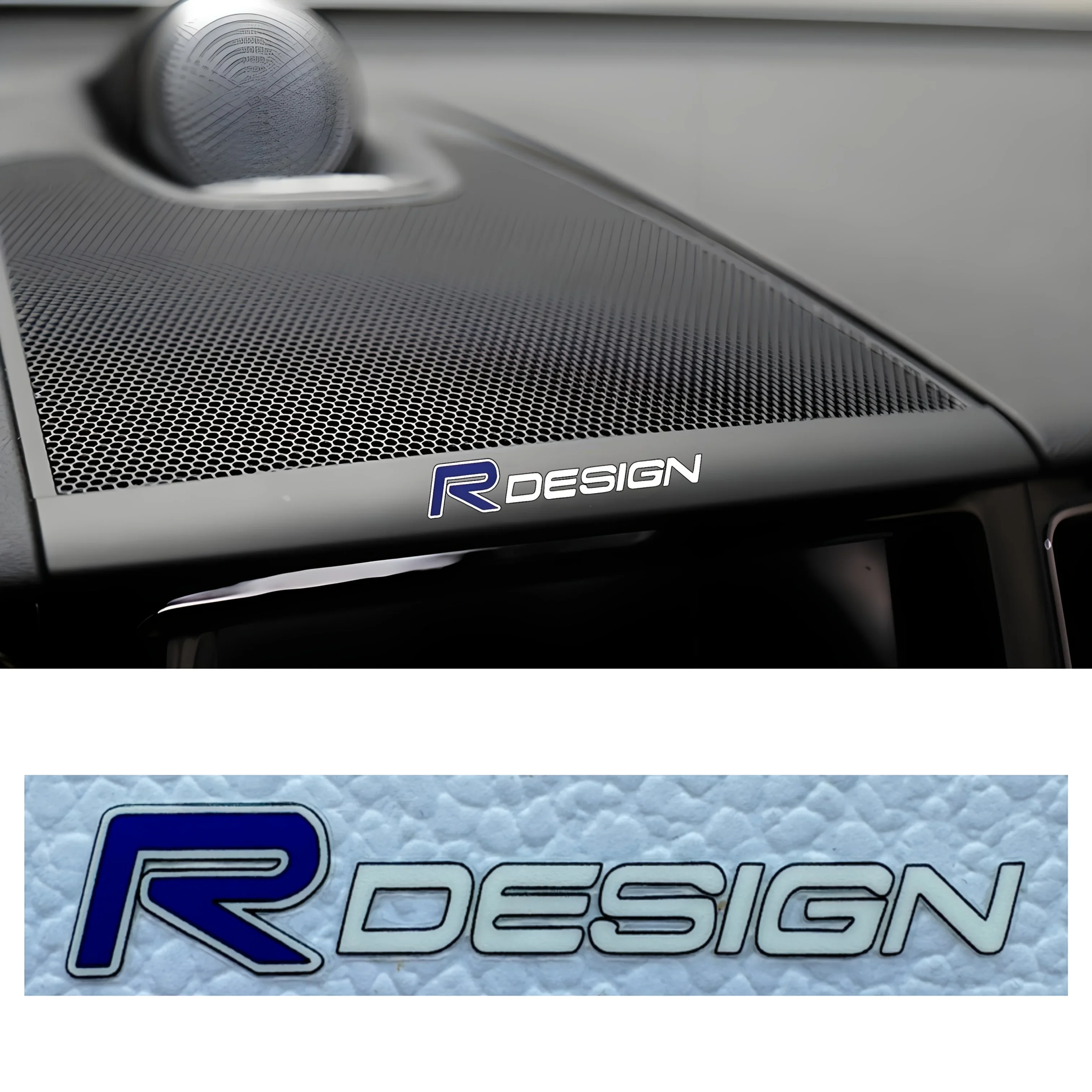 4 шт./компл. автомобильная наклейка с логотипом R Design, стильный автоаксессуар для интерьера
4 шт./компл. автомобильная наклейка с логотипом R Design, стильный автоаксессуар для интерьера