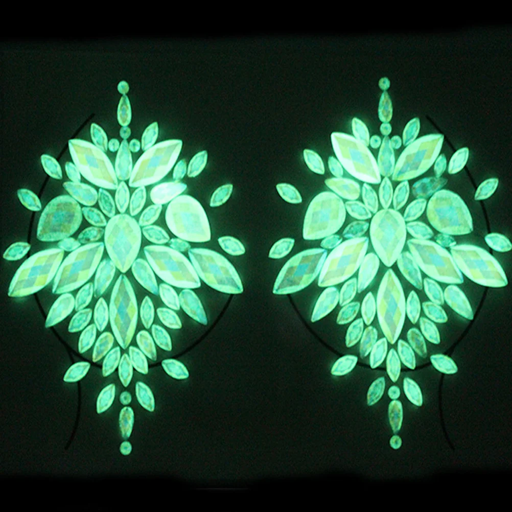 Shimmery Crystal Make Sticker Glow in The Dark Face Jewels for Night Party Stage Rhinestone Decor
Shimmery Crystal Make Sticker Glow in The Dark Face Jewels for Night Party Stage Rhinestone Decor
